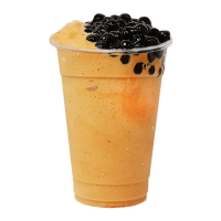 Thai Milk Tea Smoothie with Brown Sugar Tapioca Pearl